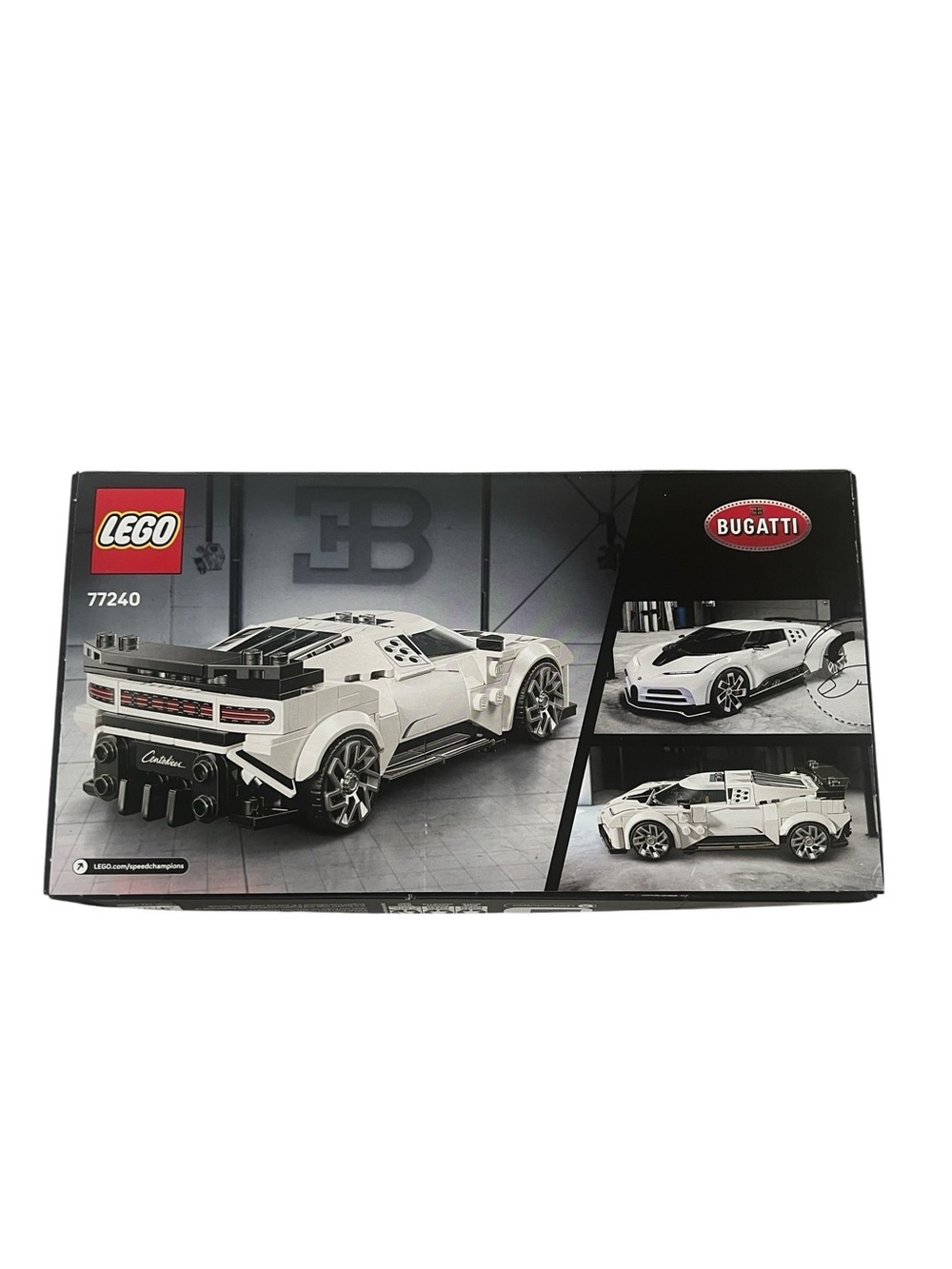LEGO Speed Champions White Bugatti Centodieci Kids Toy Set. NEW in box. - Picture 3 of 11